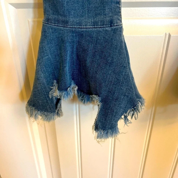 Pull and Bear flare bell bottom frayed jeans size  29 - Picture 4 of 6